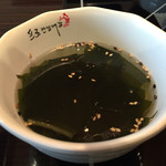 ワカメのスープ