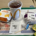 マクドナルド - ドリンク写真:ひるまっクてりやきマックバーガーセット(チキンナゲット)