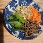 四五六 - ナムルは普段あまり好きじゃないけど、ここのは美味しかった✨