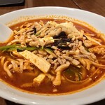 銀座 天龍 - 辛いそば。