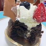 ル・コワンヴェール パトリック・ルメル - フォンダンショコラ断面