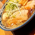 麺屋 八海山 - 味玉入煮干しそば