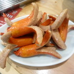 串カツ田中 - たこさんウィンナー炒め（￥350）