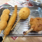 串カツ田中 - 串カツ_裏ランキング上位（つくね、ししゃも、煮卵、鶏手羽）