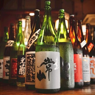 【新種も登場】日本酒と焼酎の充実の品揃えをお楽しみください