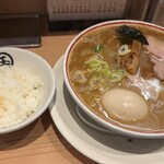 三三七 - 味玉中華そば（ライスセット）