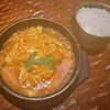 韓花 - ブデチゲとライス