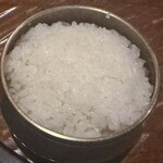韓花 - ごはんもキチンと仕込まれていて美味しい