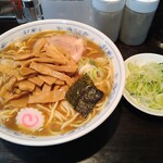 さい。 - 料理写真:メンマラーメン 1,270円 中盛(400ｇ)無料 ネギ 180円