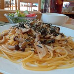 mummo - 三種のキノコの和風パスタ大盛