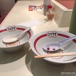 すわき後楽中華そば - 2015.1.31(土)10時半額デー ラーメン2杯*\(^o^)/*