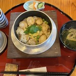 味山荘 真風留 - [選べる釜飯コース］帆立 