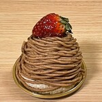 くもり時々アバロッツ - ほうじ茶のモンブラン（702円）