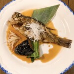 横浜すきずき - めばる煮付け1045円