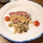 横浜すきずき - 国産牛のローストビーフ1430円