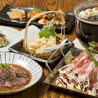 鍋を選べる♪宴会にピッタリの飲み放題付きコース