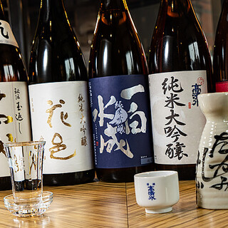 搭配魚料理的秋田精選地酒！