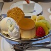 ENFUSE - プリンアラモード1,200円✨️ミルキーなプリンでバニラ、生クリーム、チュイール、季節のフルーツと器含めバランスが良いスイーツでした♪