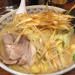 北海道らーめん おやじ - ねぎおやじ。大盛り1,150円。
