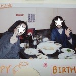 玄品 法善寺 総本店 ふぐ・うなぎ・かに料理 - お店が撮ってくれた誕生日の写真