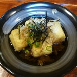 巣海家 - 揚げ出し豆腐350円
