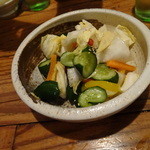 魚金 - 色々野菜の浅漬けでございます（2015.01）