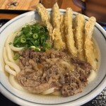 讃岐うどん 天までとどけ - ゴボ天肉うどん