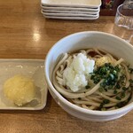 讃岐うどん いそや - ぶっかけ中¥550大根おろし¥50たまご天¥100
