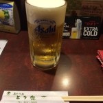 日本ばし とり鹿 - ビール201412