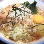 峠そば - 【'15/01/27撮影】かき揚げ玉蕎麦 430円