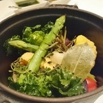 リストランテ シルベラード - 三浦野菜のスチーム