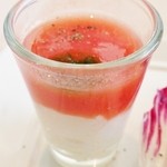 リストランテ シルベラード - カプレーゼのエスプーマ(おまかせコース)2013.11