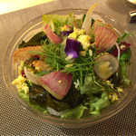 saveur - 素晴らしい彩りのサラダ。