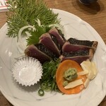 ろばた焼 仙樹 - カツオ塩たたき1,800円