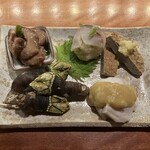 季彩や　ひで - じゃこ天、ハモ、カメの手など