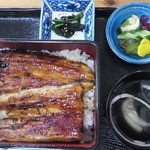 鰻専門店 愛川 - 菊　うな重セット