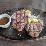 ステーキ食堂 - 料理写真:元祖ステーキセット 1,100円