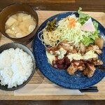 Cafe&Dining UP - チキンタルタルカツ定食 1,100円