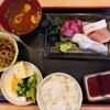 よし乃 - お刺身定食（赤身、カジキ、平目、勘八）