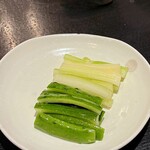 竹や - セロリときゅうりの一夜漬け
