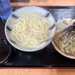 こがね製麺所 - 料理写真:釜揚げうどん＆ナス天