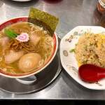 中華蕎麦はれのち晴 - 玉子ひかり中華蕎麦やきめしSET