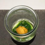 ラ ペ - アスパラとベーコンのブラマンジェ