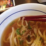 なか卯 - なか卯の肉うどんらしく白滝入り