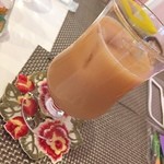 カフェ バード ケージ - 週末のまとめてアップ！
      ランチに行きました！100%桃ジュース♪( ´▽｀)息子が大喜びで美味しいと飲んでました！