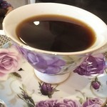 カフェ バード ケージ - 旦那が＋200円でコーヒーを注文。とてもまろやかな味だとのことです。