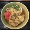 TOMBO - とり天うどん（温）590円