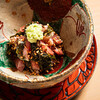 割烹 渡辺 - 料理写真:佐渡産本鮪の炙り 葉山葵和へ