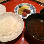 山中温泉　花紫 - 夕食　ごはんも美味しい♪