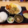 食堂 高ひろ - 生姜焼きとカキフライ定食